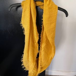 Mustard infinity scarf